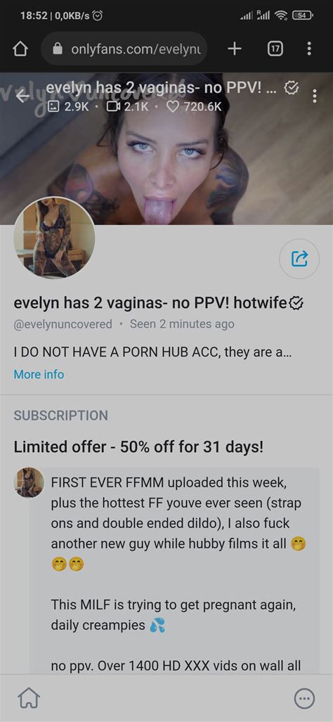 evelyn miller leak|I have two vaginas — one for my husband and one for work